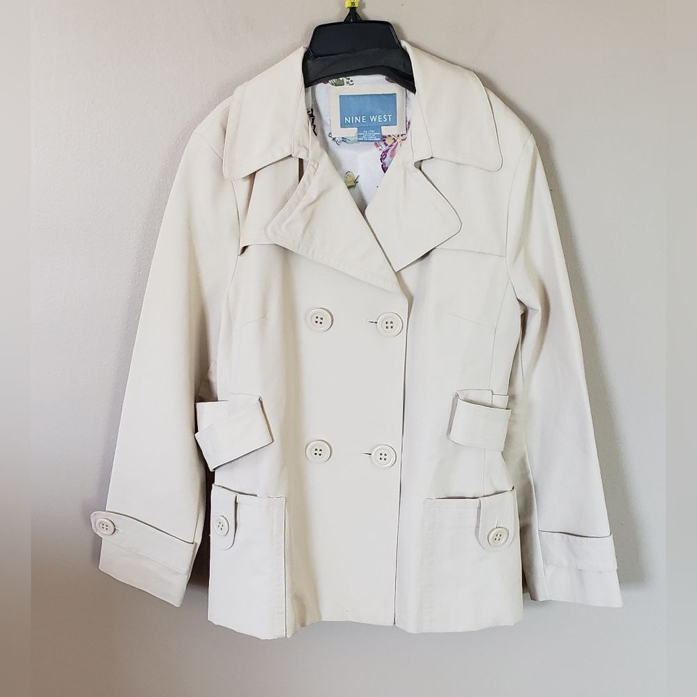 Nine West Women's Double Breasted Jacket Size XL